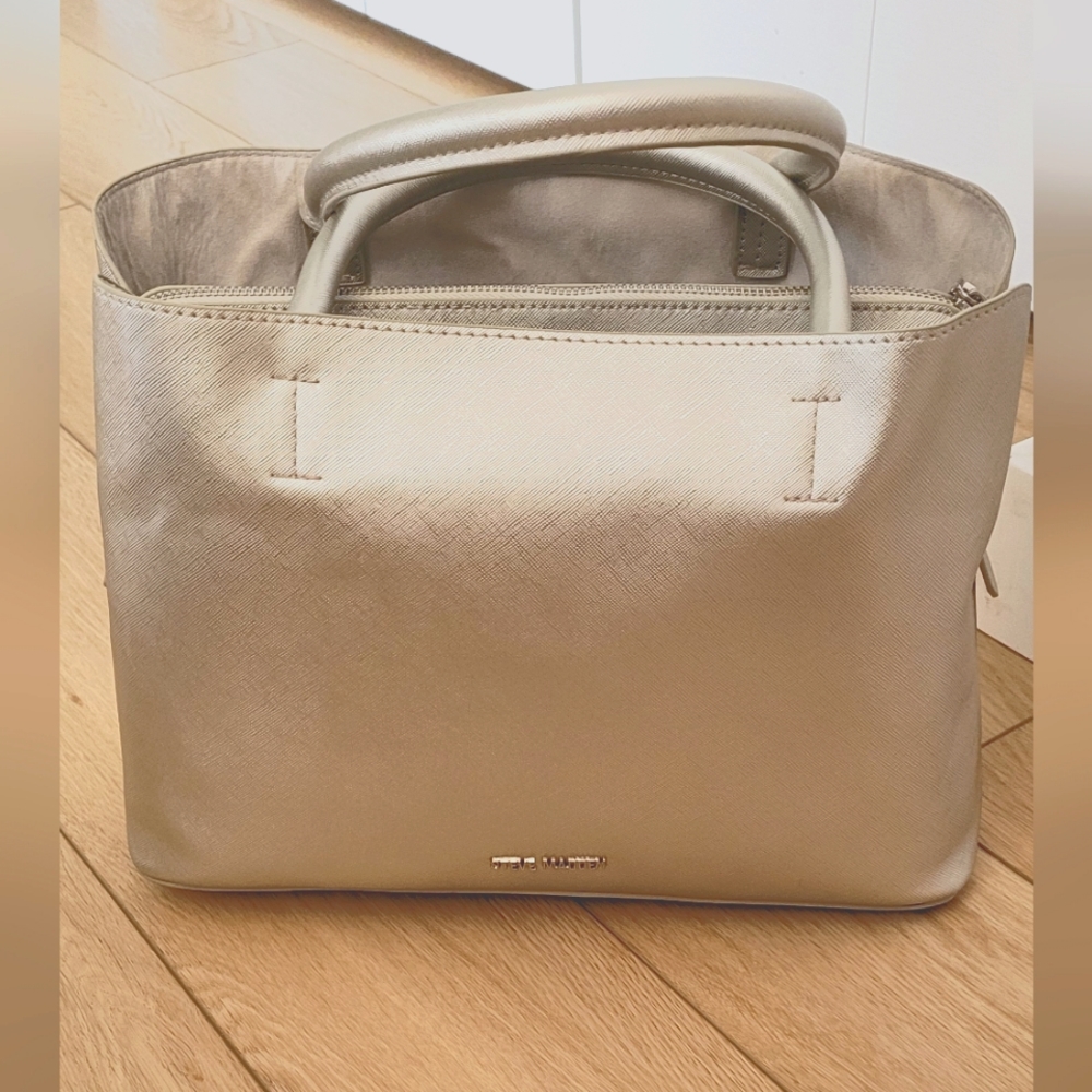 Steve Madden handbag.  Silver.